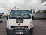 a white van that is parked in a parking lot