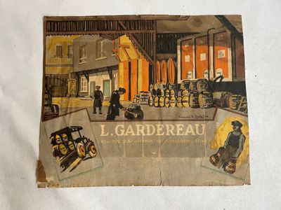 une photo d'une photo d'un bâtiment devant lequel se trouve une voiture
