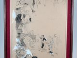 a picture of a painting hanging on a wall
