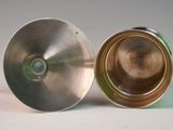 a metal object that is sitting on a table