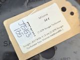 a label on a plate that says it ' s time to buy something