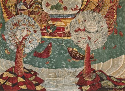 Aristide CAILLAUD (1902-1990) "Le pêcheur"