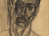 un vieux dessin d'un homme en chemise et cravate