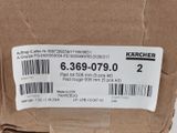 a cardboard box with a label on it that says karcher