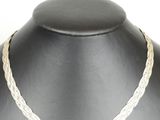 white braid rope necklace on a mannequin mannequin mannequin mannequin mannequin mannequin mannequin mannequin manne