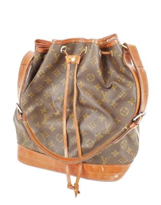 Sac seau Louis Vuitton en toile Monogram et cuir