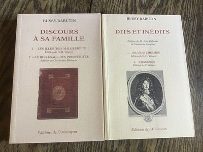 Bussy-Rabutin 2 ouvrages Editions de l’Armançon