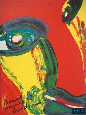 une image d'une peinture représentant une personne coiffée d'un chapeau