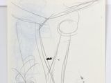 a drawing on a piece of paper with a drawing on it