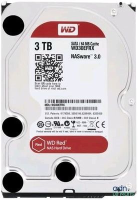 Disque dur Western Digital Red de 3 To, 3,5 pouces, interface SATA