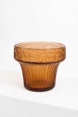 DAUM NANCY FRANCE Important vase à corps évasé en verre tein… - Photo 1