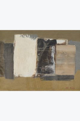 une image représentant un tableau composé de blocs marron, blancs et noirs