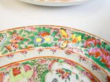 two plates that have different designs on them on the table