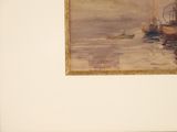 a picture of a painting on the wall of a room