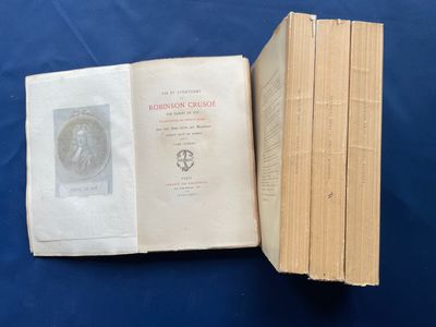 DANIEL DE FOE, Vie et aventures de Robinson Crusoé avec huit…