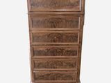 antique walnut chest of drawers