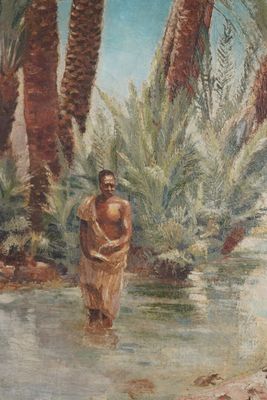 André Rigoulot (1900-1972) L'oued aux tortues