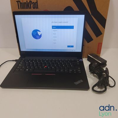 lenovo thinkpad pro laptop with power cord and charger