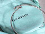 tiffany & co bang bracelet in a gift box with a blue bag