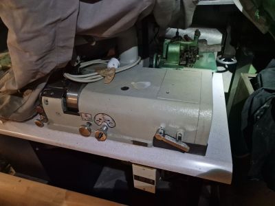 a sewing machine that is sitting on a table
