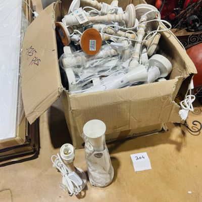 a box full of electrical equipment on a table