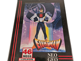 a picture of a card game box with a hero on it