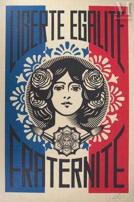 une affiche représentant une femme aux cheveux longs avec une rose dans les cheveux
