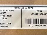 an image of a close up of a box with a label on it