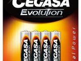a pack of four batteries sitting on top of each other