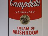 campbell ' s condensed cream of mushroom soup by andy adams