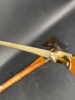 Lot comprenant : 1 rivelaine de porion en bois et laiton, fa… (photo 3)