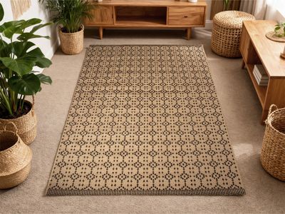 Lot DE 23 Tapis 100x150cm Taupe Polypropylene