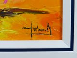 a picture of a picture of a painting in a white frame