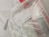 a plastic bag with a label on it that says us 15 now