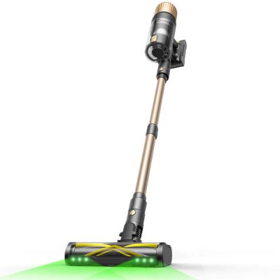 a close up of a vacuum cleaner on a white background