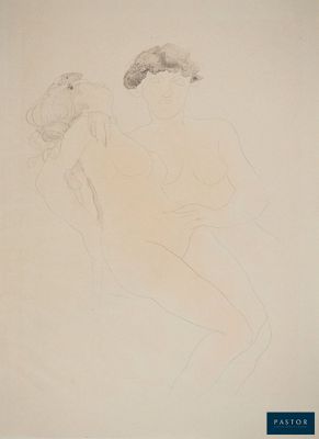 dessin d'une femme tenant un enfant dans ses bras
