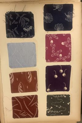 a picture of a picture of a picture of different colors of fabric