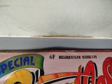 a box with a picture of a pizza on it