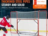 a man playing hockey on the ice with a stick