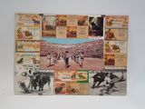 a picture of a collage of pictures of people and animals