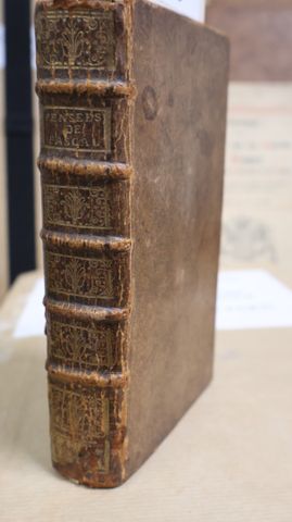 PASCAL: Pensées sur la religion. Paris, Desprez, 1734, in-12, ple...
