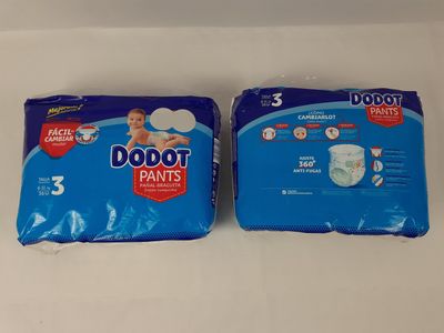 Lot de 2 - DODOT - Ces paquets de couches culottes Pants en …
