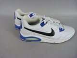 men ' s nike air max white / black / blue