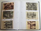an open book with pictures of people on it