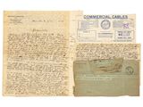 un vieux bout de papier sur lequel il y a des mots, à côté d'un bout de papier sur lequel il y a des mots