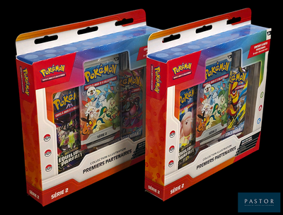 deux paquets de cartes Pokémon dans leur emballage d'origine