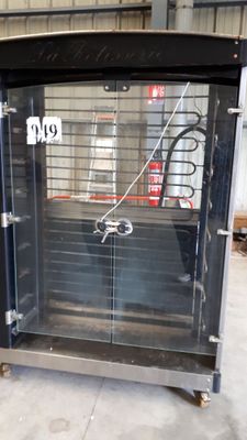 Rôtissoire huit broches 380 volts (manque les broches) (en l…