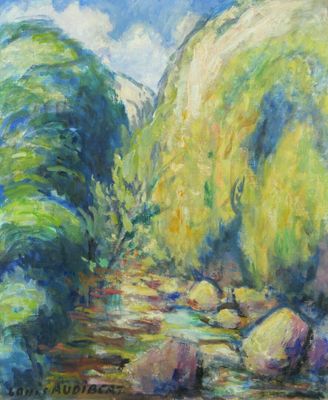 Louis AUDIBERT (1880-1983). Basses Pyrénées (Les Eaux chaude…