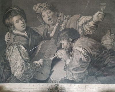 Thomas CHAMBARS (vers 1724-1789), d'après LE CARAVAGE, 1764 - Photo 1