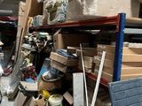 a large amount of boxes and other items in a warehouse